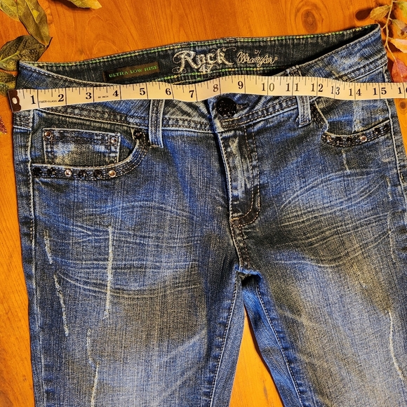 Wrangler Rock 47 women's jeans sz 3 x 34" - Picture 7 of 9
